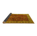 Sideview of Persian Yellow Traditional Rug, tr3978yw