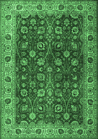 Persian Emerald Green Traditional Rug, tr3978emgrn