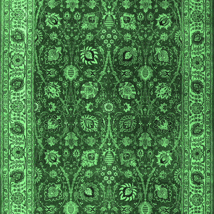 Persian Emerald Green Traditional Rug, tr3978emgrn