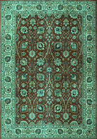 Persian Turquoise Traditional Rug, tr3978turq