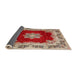 Sideview of Traditional Brown Medallion Rug, tr3979