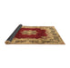 Sideview of Medallion Brown Traditional Rug, tr3979brn