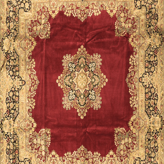Medallion Brown Traditional Rug, tr3979brn
