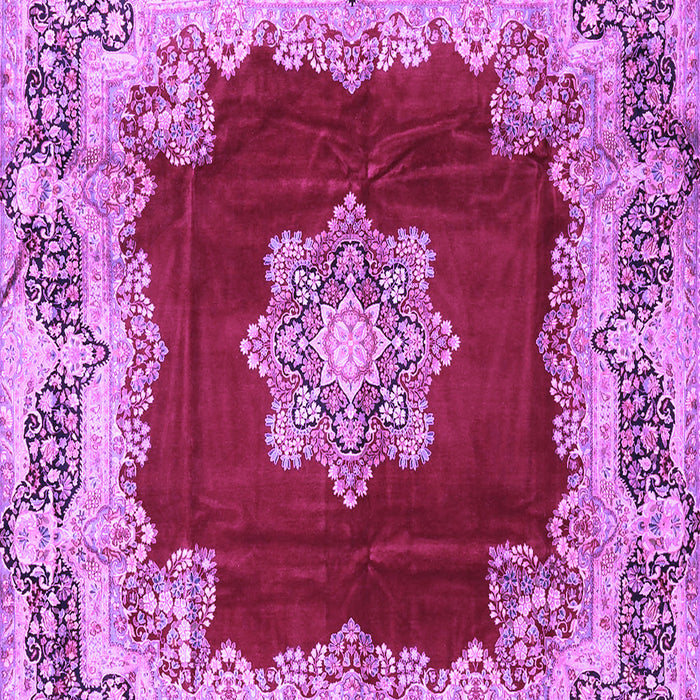 Medallion Purple Traditional Rug, tr3979pur