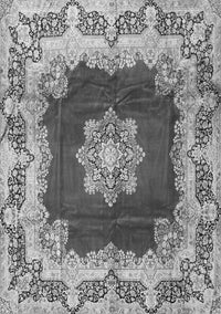 Medallion Gray Traditional Rug, tr3979gry