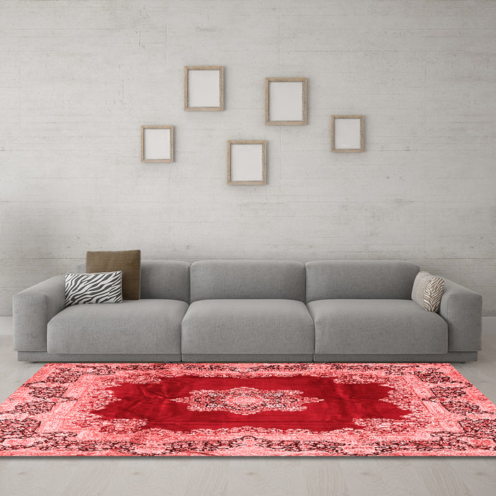 Traditional Red Washable Rugs
