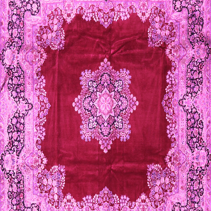 Medallion Pink Traditional Rug, tr3979pnk