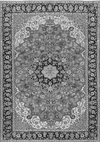 Medallion Gray Traditional Rug, tr397gry