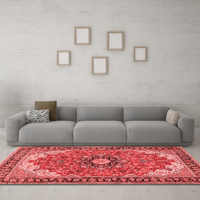 Traditional Red Washable Rugs