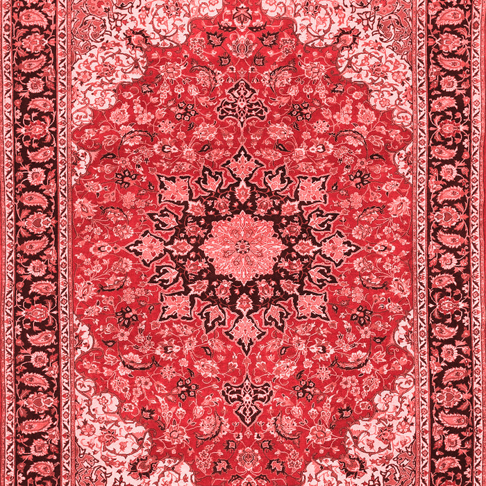 Medallion Red Traditional Area Rugs