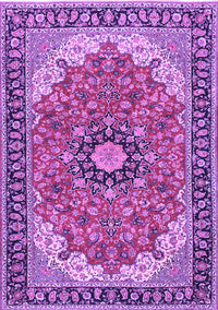 Medallion Purple Traditional Rug, tr397pur