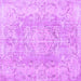 Square Persian Purple Traditional Rug, tr3980pur