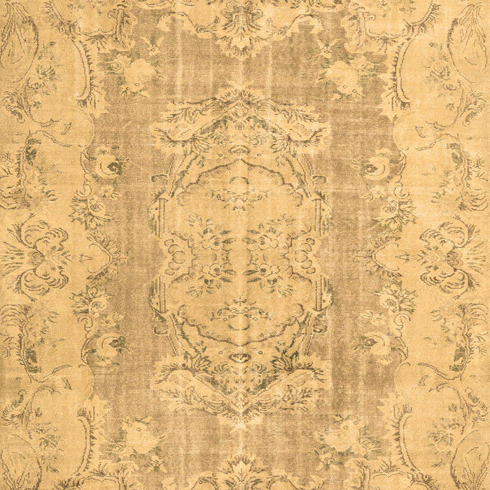 Machine Washable Persian Brown Traditional Rug, wshtr3980brn