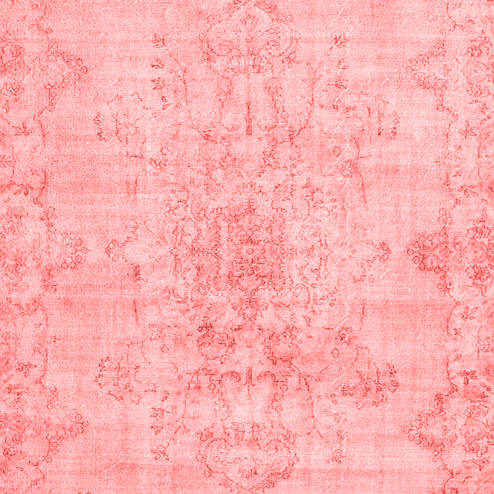 Machine Washable Persian Red Traditional Rug, wshtr3981red