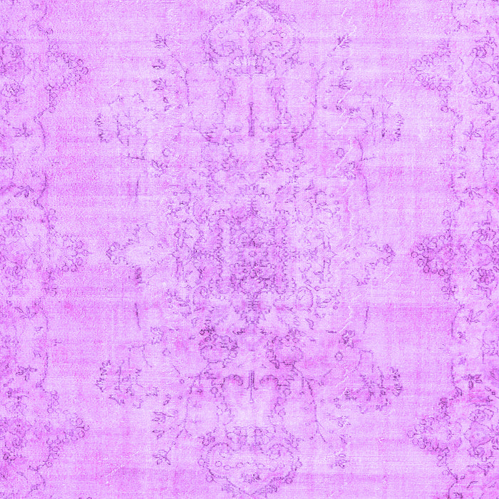 Machine Washable Persian Purple Traditional Area Rugs, wshtr3981pur