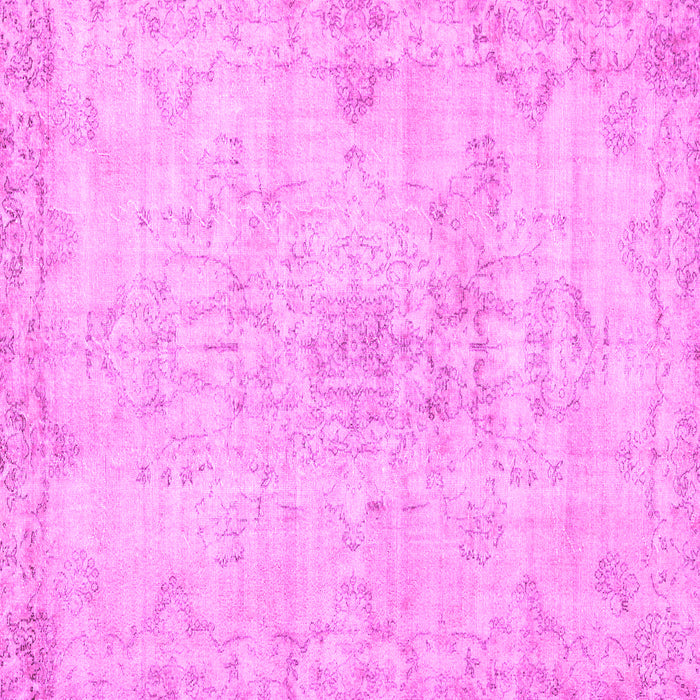 Square Persian Pink Traditional Rug, tr3981pnk