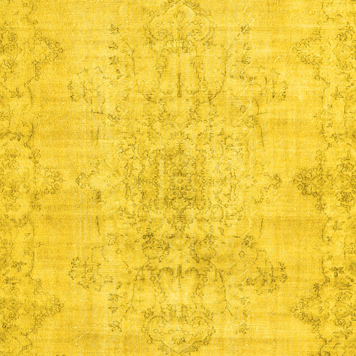 Persian Yellow Traditional Rug, tr3981yw