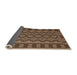 Sideview of Traditional Sangria Brown Southwestern Rug, tr3982