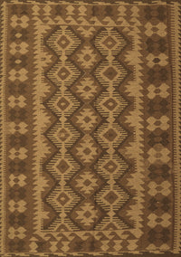 Southwestern Brown Country Rug, tr3982brn