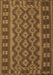 Southwestern Brown Country Rug, tr3982brn