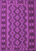 Southwestern Purple Country Rug, tr3982pur