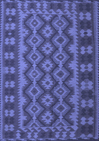 Southwestern Blue Country Rug, tr3982blu