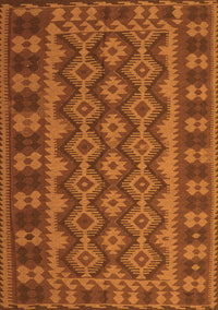 Southwestern Orange Country Rug, tr3982org