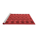 Country Red Washable Rugs