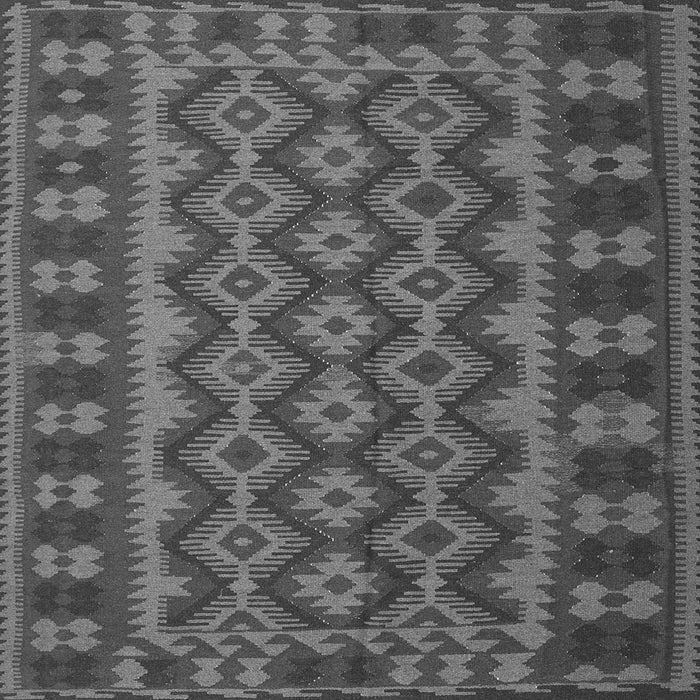 Serging Thickness of Southwestern Gray Country Rug, tr3982gry