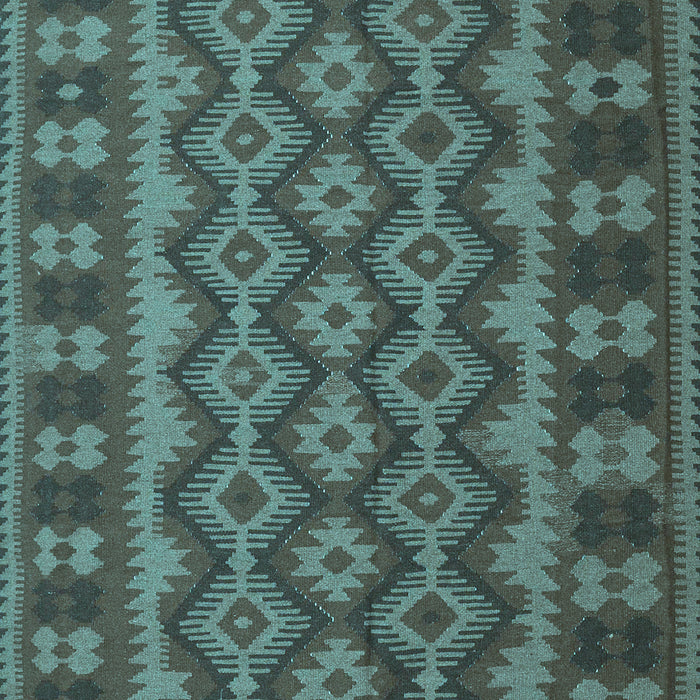 Southwestern Light Blue Country Rug, tr3982lblu