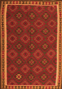 Southwestern Orange Country Rug, tr3983org