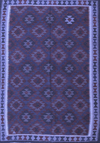 Southwestern Blue Country Rug, tr3983blu