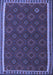 Southwestern Blue Country Rug, tr3983blu