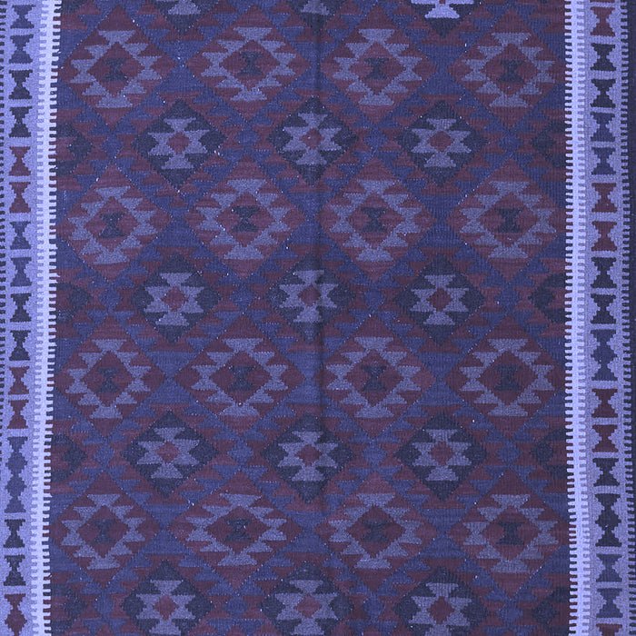 Southwestern Blue Country Rug, tr3983blu