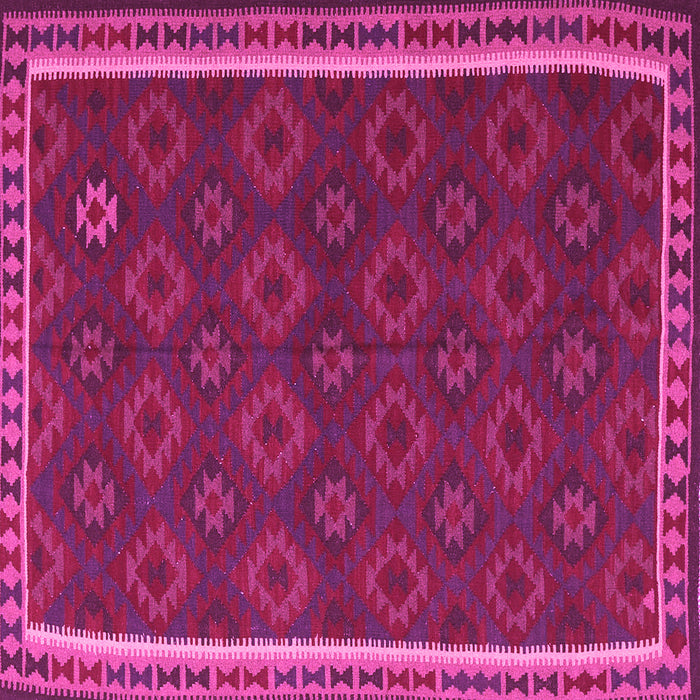 Square Southwestern Pink Country Rug, tr3983pnk