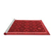 Country Red Washable Rugs