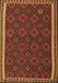 Southwestern Brown Country Rug, tr3983brn