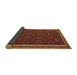 Sideview of Southwestern Brown Country Rug, tr3983brn