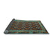 Sideview of Southwestern Light Blue Country Rug, tr3984lblu