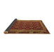 Sideview of Southwestern Brown Country Rug, tr3984brn