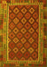 Southwestern Yellow Country Rug, tr3984yw