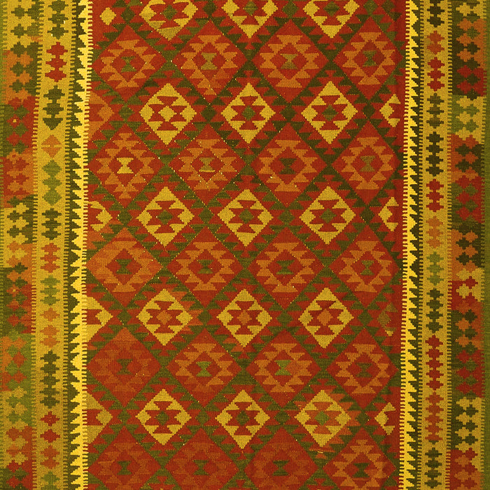 Southwestern Yellow Country Rug, tr3984yw