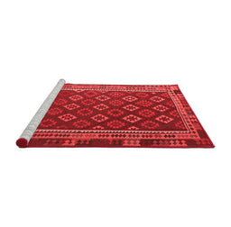Country Red Washable Rugs