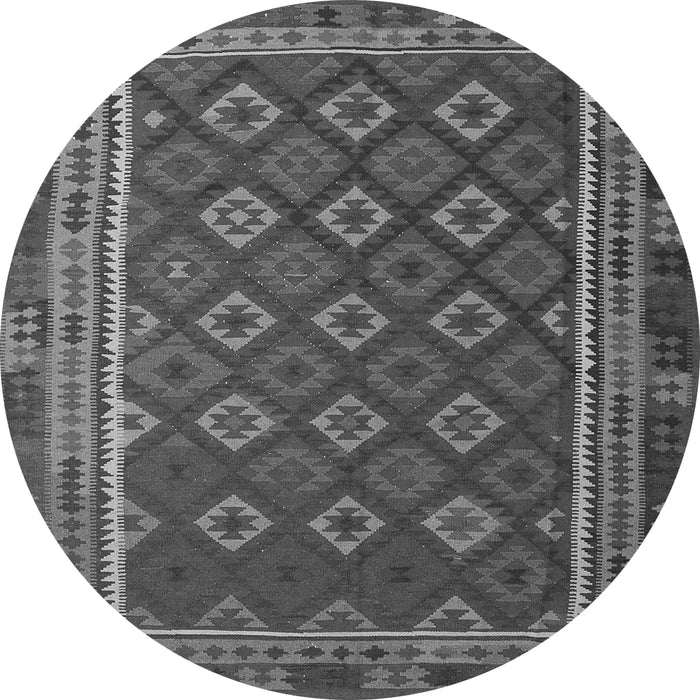 Square Southwestern Gray Country Rug, tr3984gry