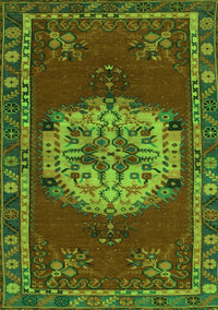 Persian Green Traditional Rug, tr3985grn