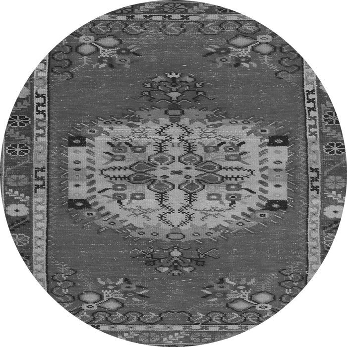 Square Persian Gray Traditional Rug, tr3985gry