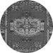 Square Persian Gray Traditional Rug, tr3985gry