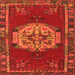 Serging Thickness of Persian Orange Traditional Rug, tr3985org