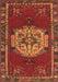 Machine Washable Persian Brown Traditional Rug, wshtr3985brn