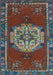 Machine Washable Persian Light Blue Traditional Rug, wshtr3985lblu